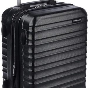 Hardside Carry On Spinner Luggage- 20 inch (Material: ABS), Black
