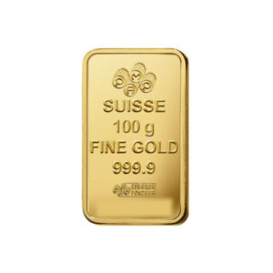 PAMP 100g Gold Fortuna Bar 999.9 Purity - 100 Grams
